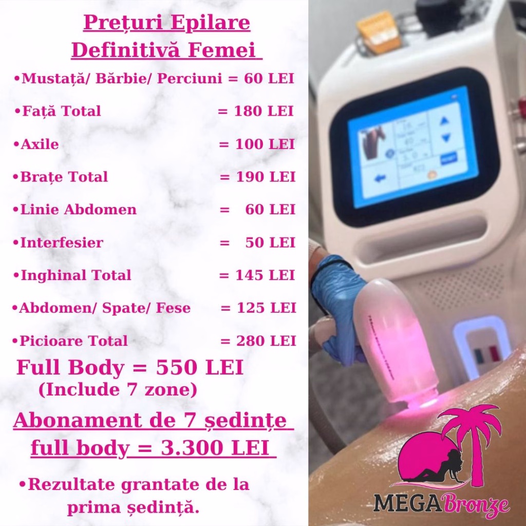 Epilare Definitva Laser 5 pre f